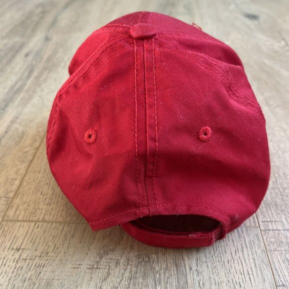 Los Angeles Angels Baseball Hat Cap Red White Blue Hook and Loop Strap - Picture 3 of 6